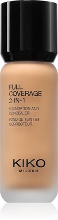 

2 в 1 тональный крем и консилер KIKO Milano Full Coverage 2-In-1, 40 Warm Beige 25 ml