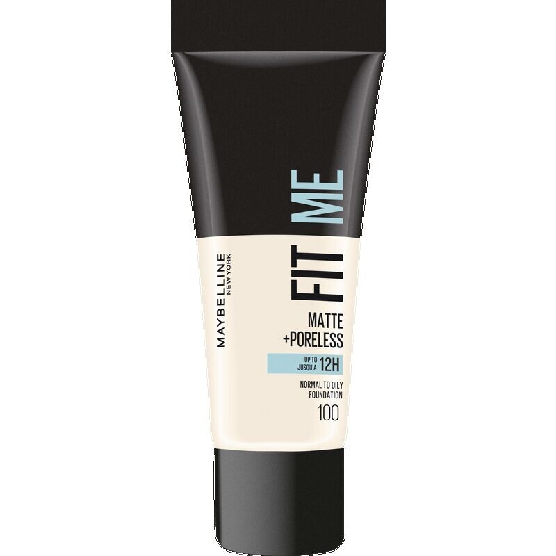 

Подходит мне! Матовый + пористый макияж № 100 Теплая слоновая кость Maybelline New York, 30 ml