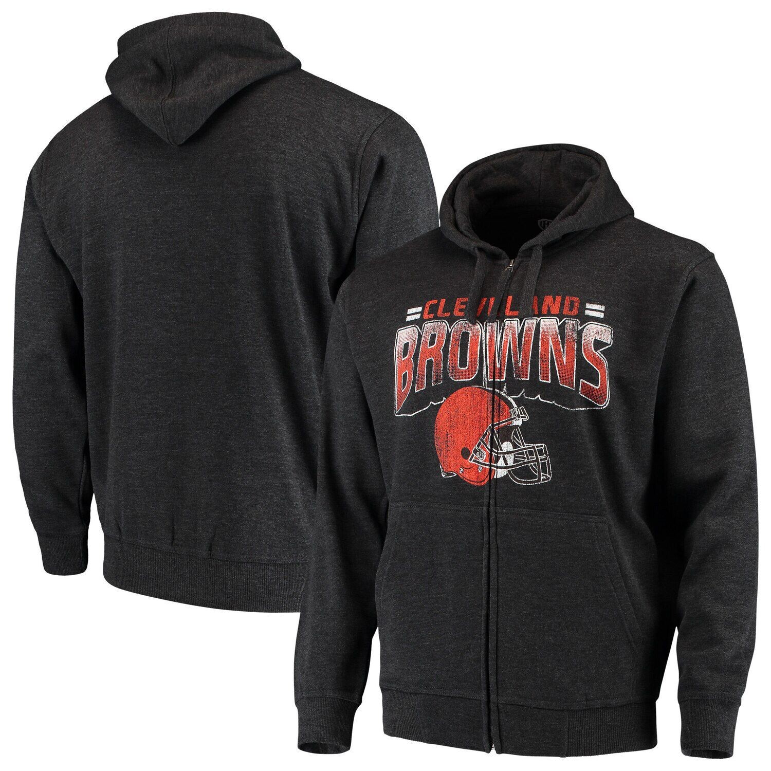 

Мужская толстовка с молнией во всю длину Sports by Carl Banks Cleveland Browns Perfect Season G-III