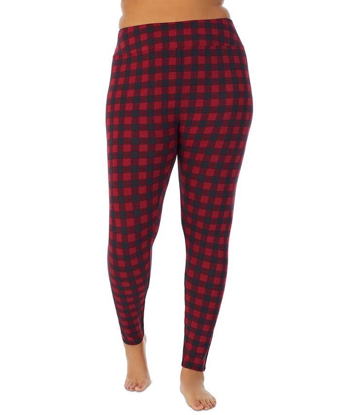 

Мягкая одежда больших размеров и эластичные леггинсы с высокой талией Cuddl Duds, красный