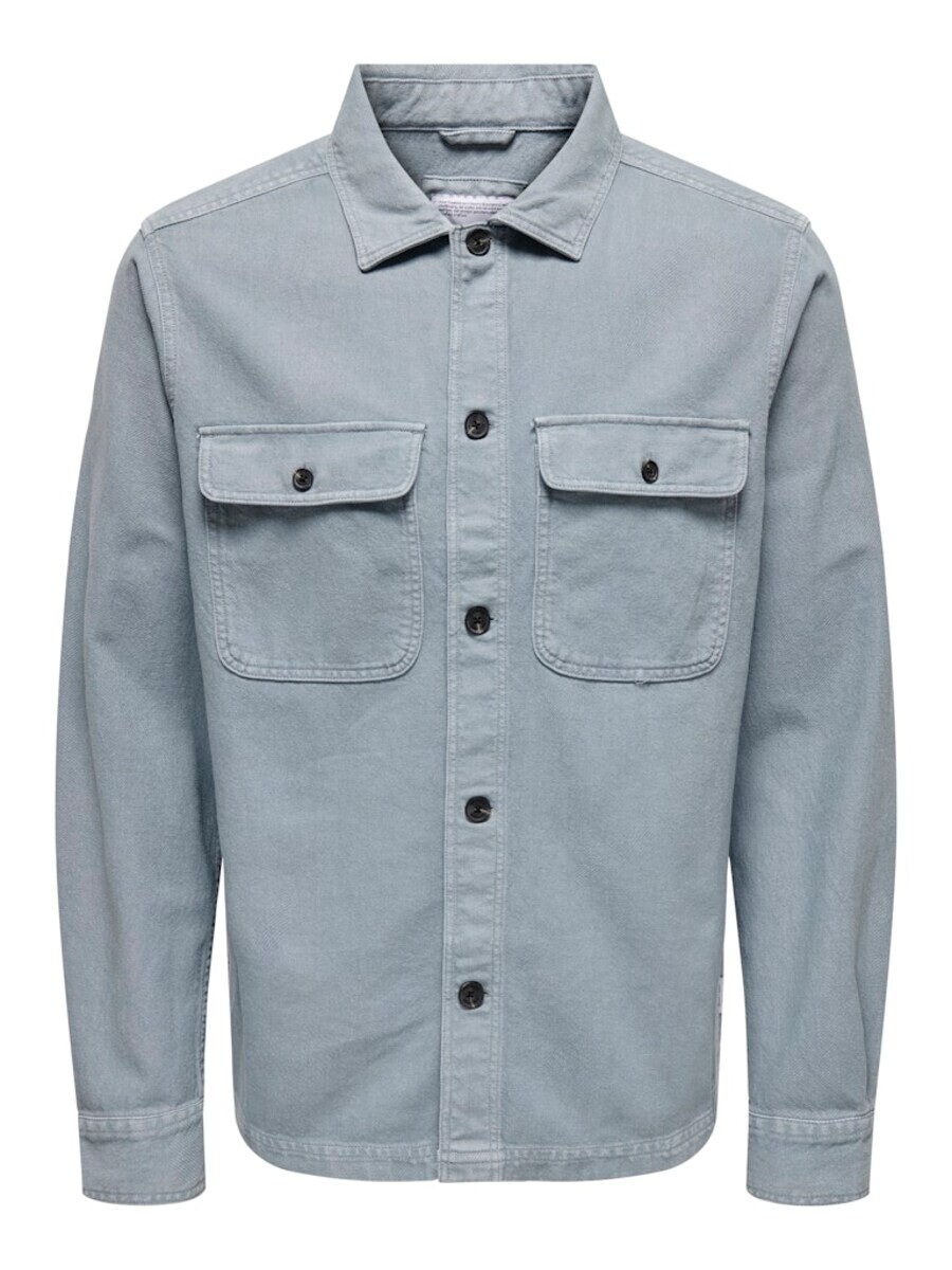 

Джинсовая рубашка Only & Sons Regular fit Button Up Shirt ONSOLIVER, светло-синий