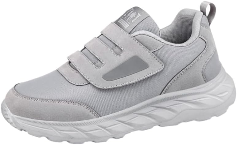 

Мужские удобные повседневные спортивные кроссовки - большой размер. Амортизирующие и противоскользящие. Мягкая подкладка. Подходят для повседневной активности на улице для пап. Широкий носок. Хороши для ходьбы Clolinde, серый