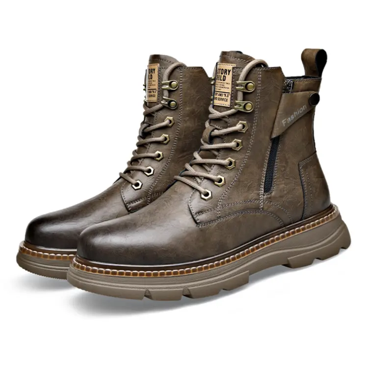 

Мужские ботинки Cahhrrn X Martin Boot Men Beige Qie
