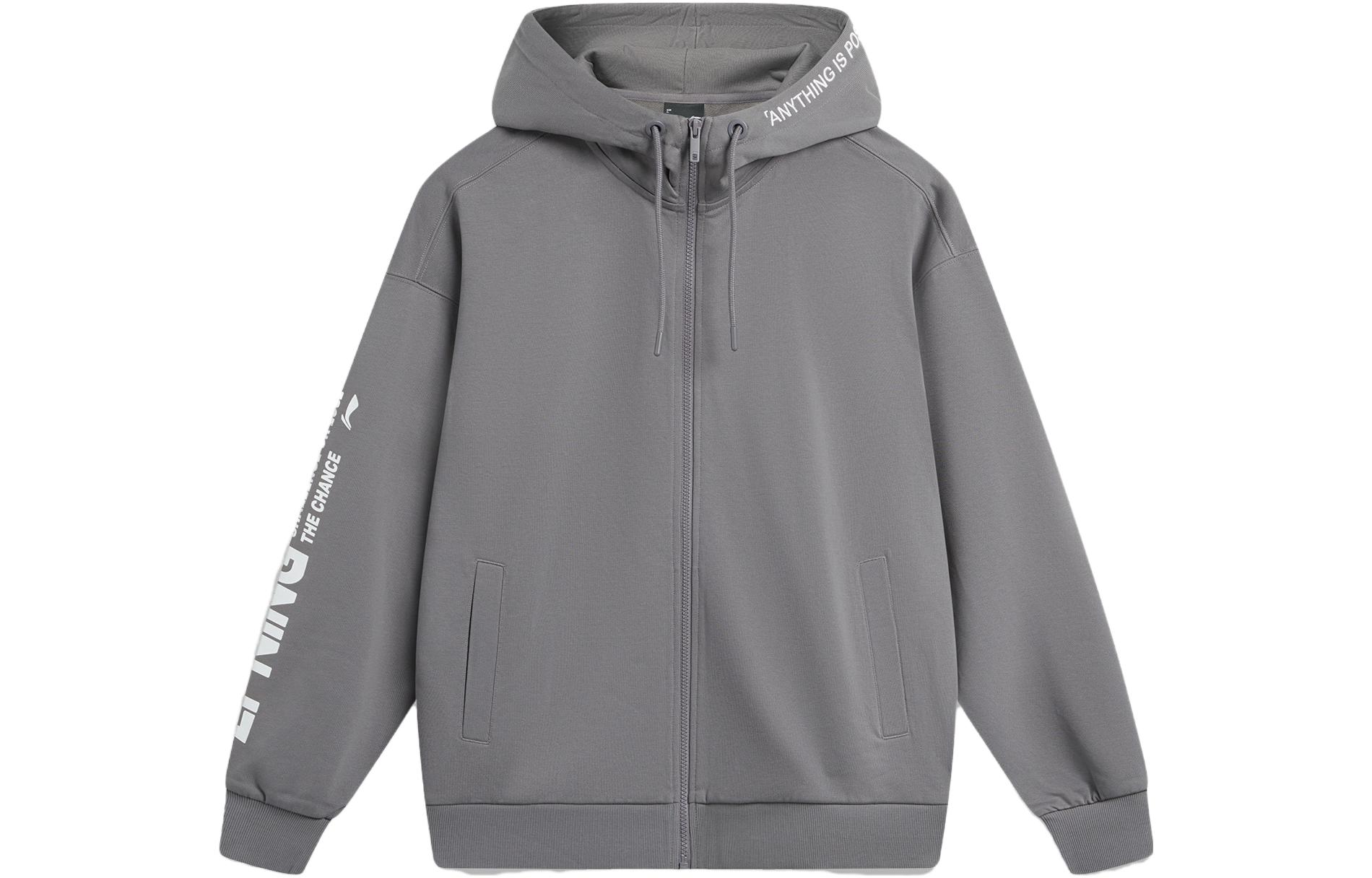 

Свитшот LiNing Sports Fashion Collection унисекс Smoky Ink Gray, Smoky Ink Gray