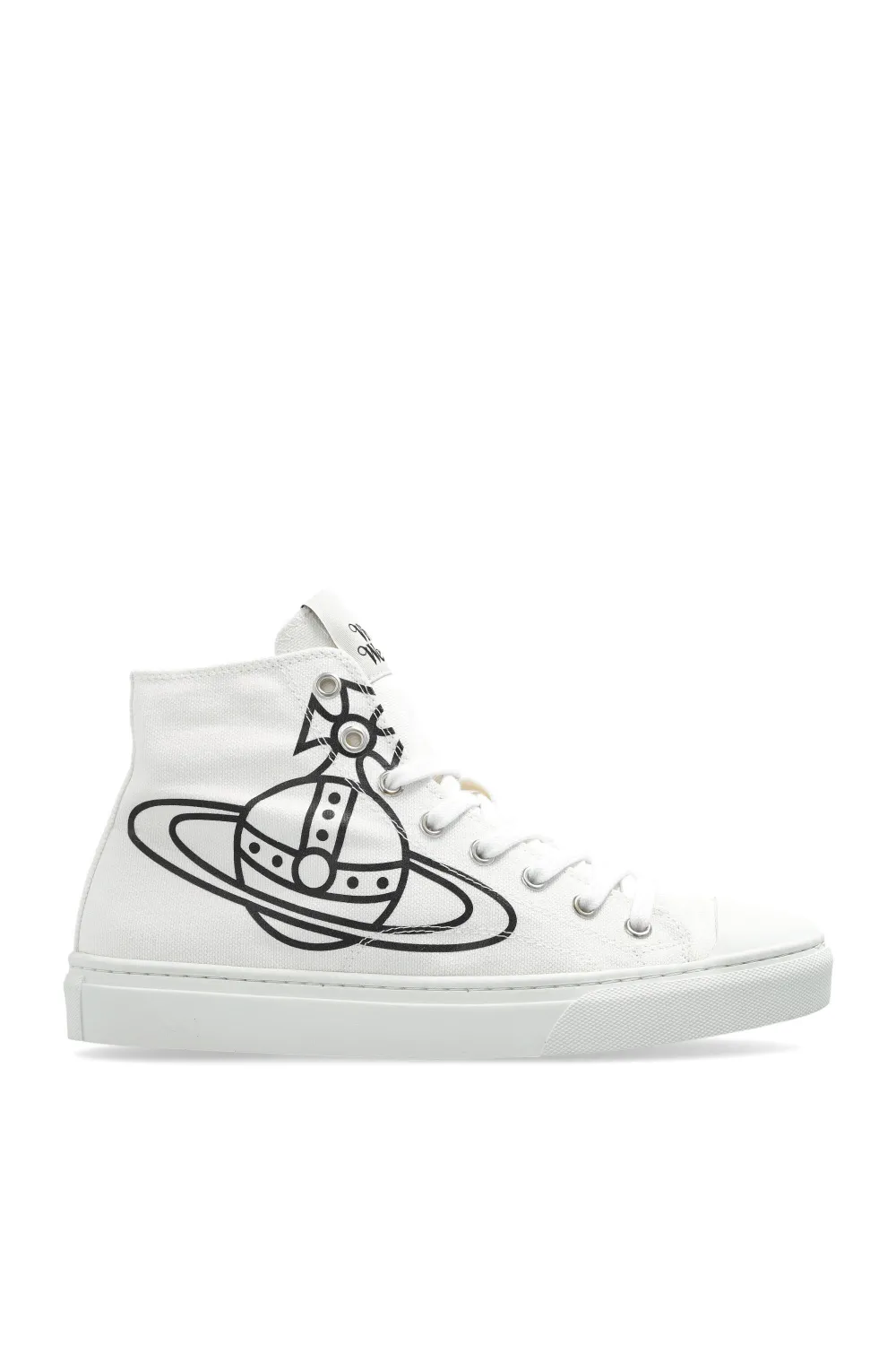 Высокие туфли с логотипом Orb Vivienne Westwood, белый