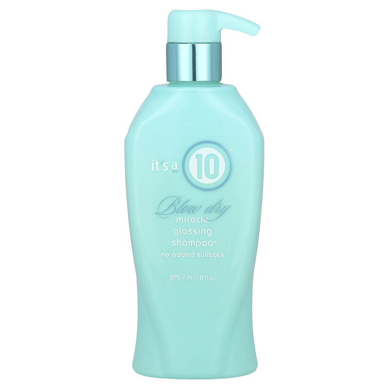 

It's a 10, Сушка феном, Miracle Glossing Shampoo, 295,7 мл (10 жидк. унц.)
