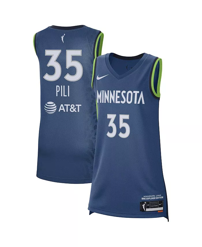 

Мужская и женская джерси Alissa Pili Blue Minnesota Lynx 2024 WNBA Draft Explorer Nike
