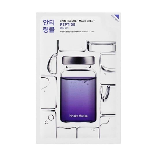 

Тканевая маска Skin Rescuer, Тканевая маска с пептидами Holika Holika