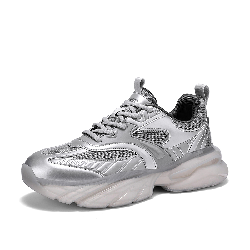 

Мужские кроссовки для бега Low top с защитой от истирания, дышащие и нескользящие Jeep, серый