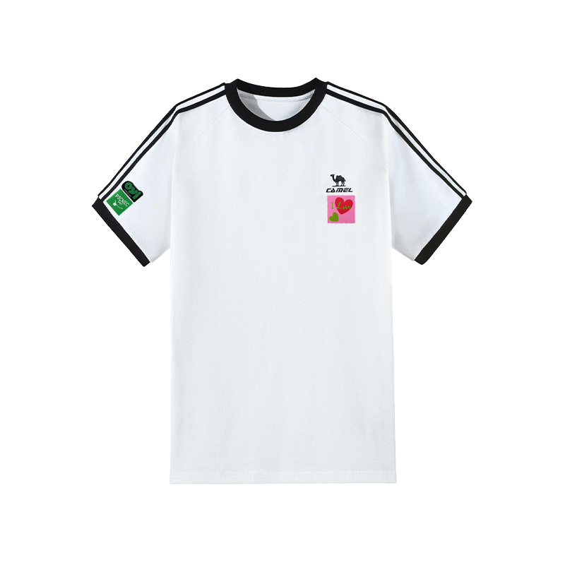 

CAMEL Футболка Unisex White Crew Neck Moderate Heavyweight