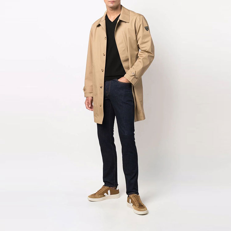 Polo Ralph Lauren Тренч FW21 мужской цвета khaki — фото 4