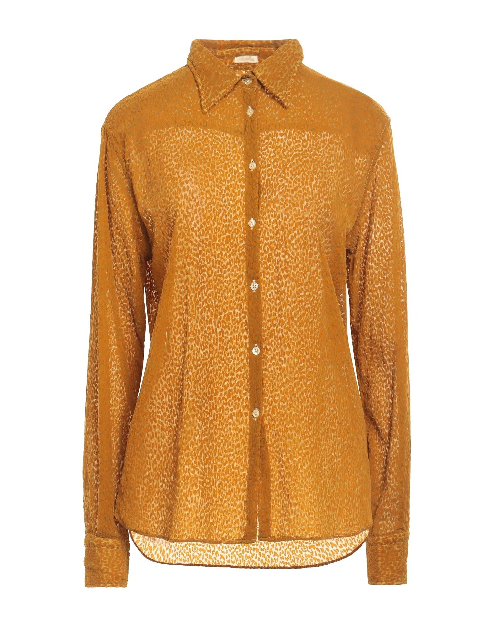 

Рубашка Massimo Alba, горчичный