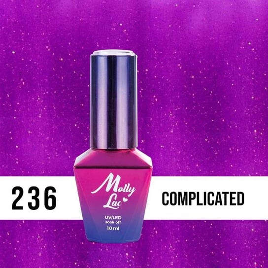 

Гибридный лак для ногтей Mollylac Glow, Molly Lac