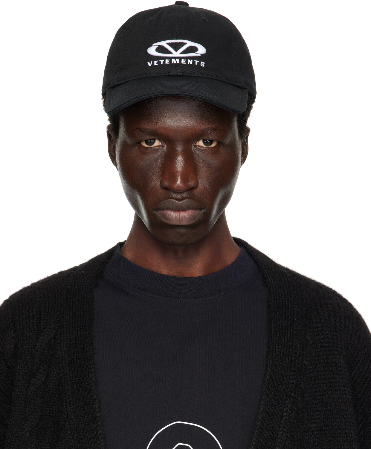 

Овальная кепка с логотипом VETEMENTS
