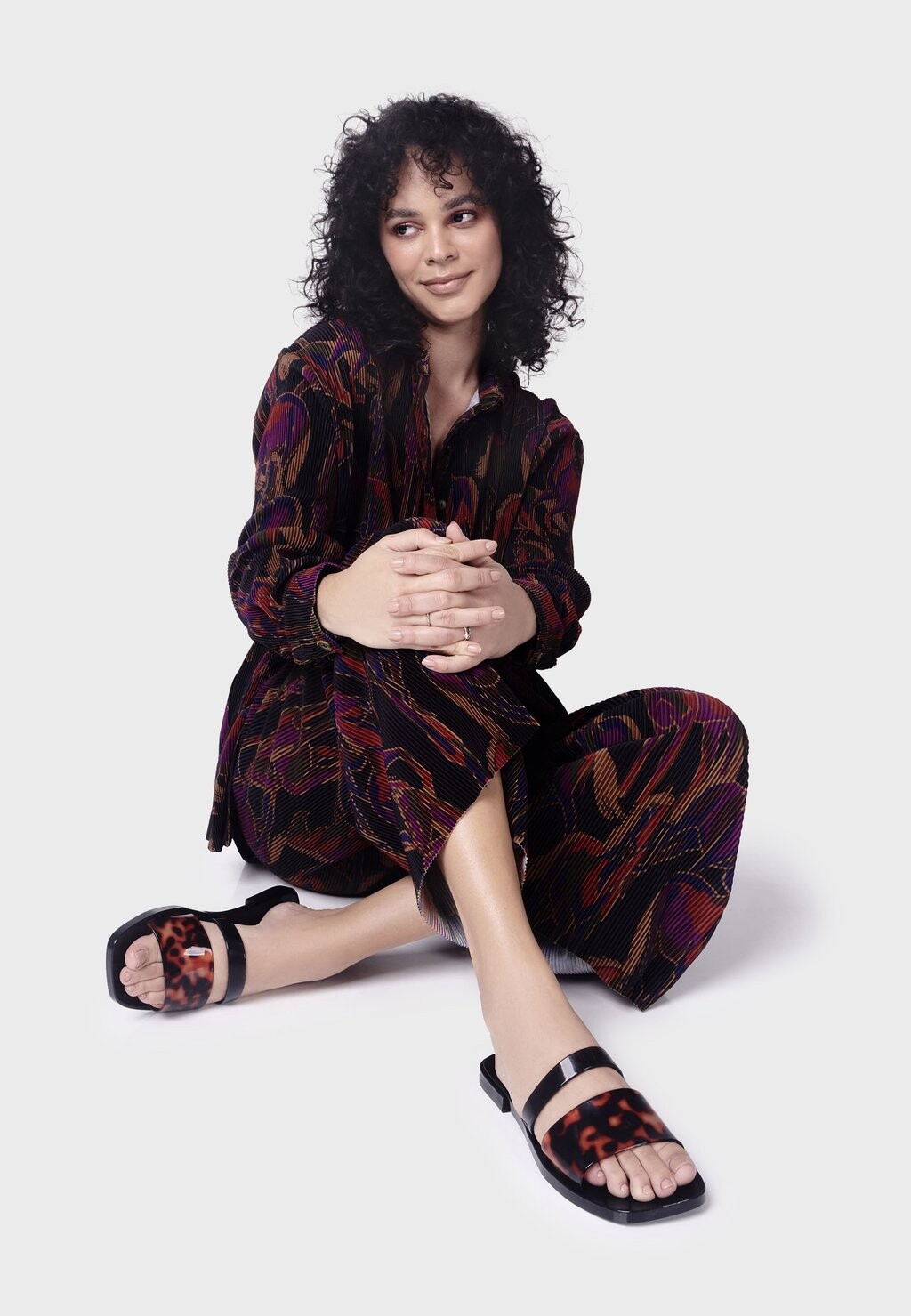 

Сандалии на плоской подошве IVY Melissa, черный