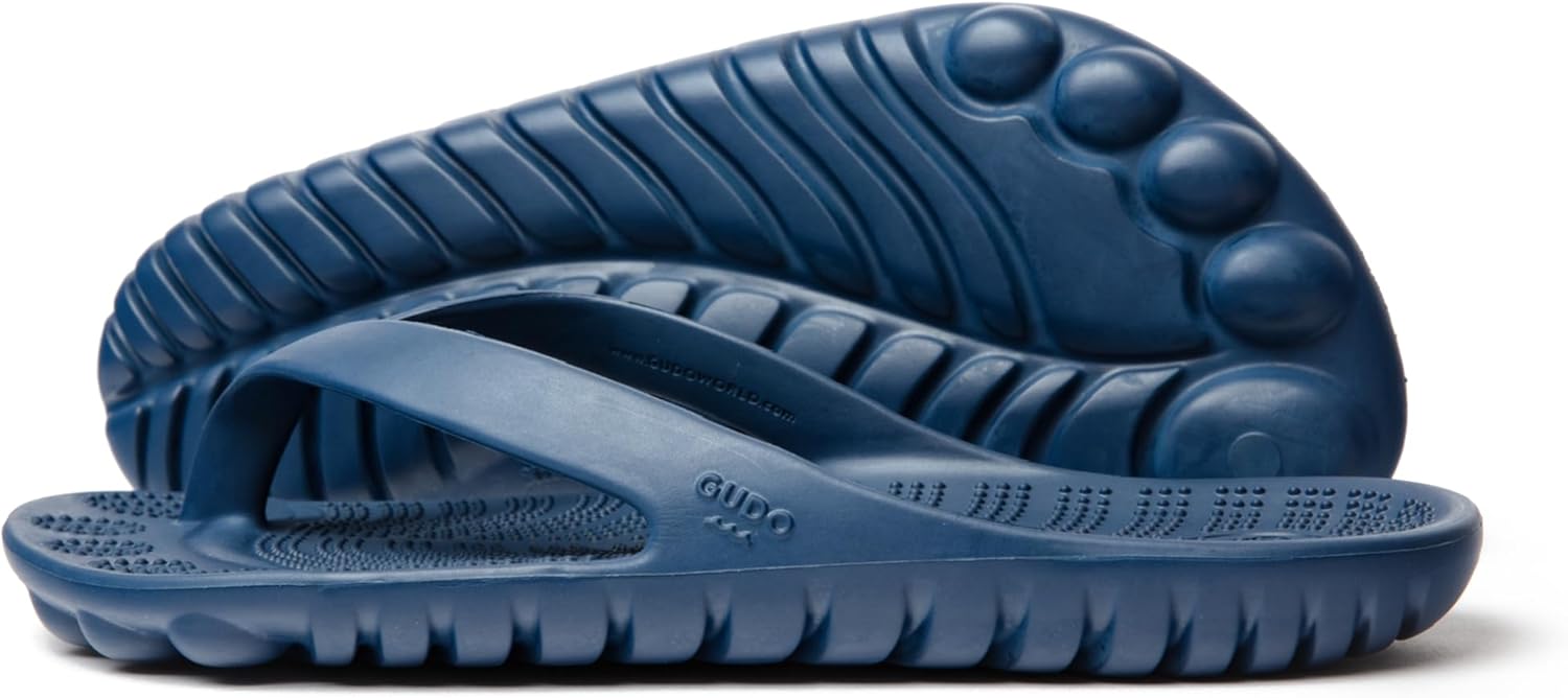 

Унисекс шлепанцы GUDO WORLD с массажным эффектом точечного давления и поддерживающей подошвой из ЭВА для мужчин и женщин, темно-синий