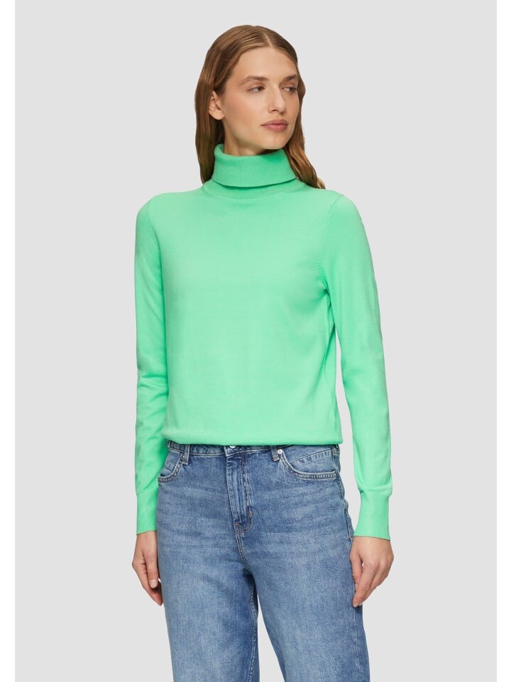 

Пуловер s.Oliver Strickpullover langarm, зеленый