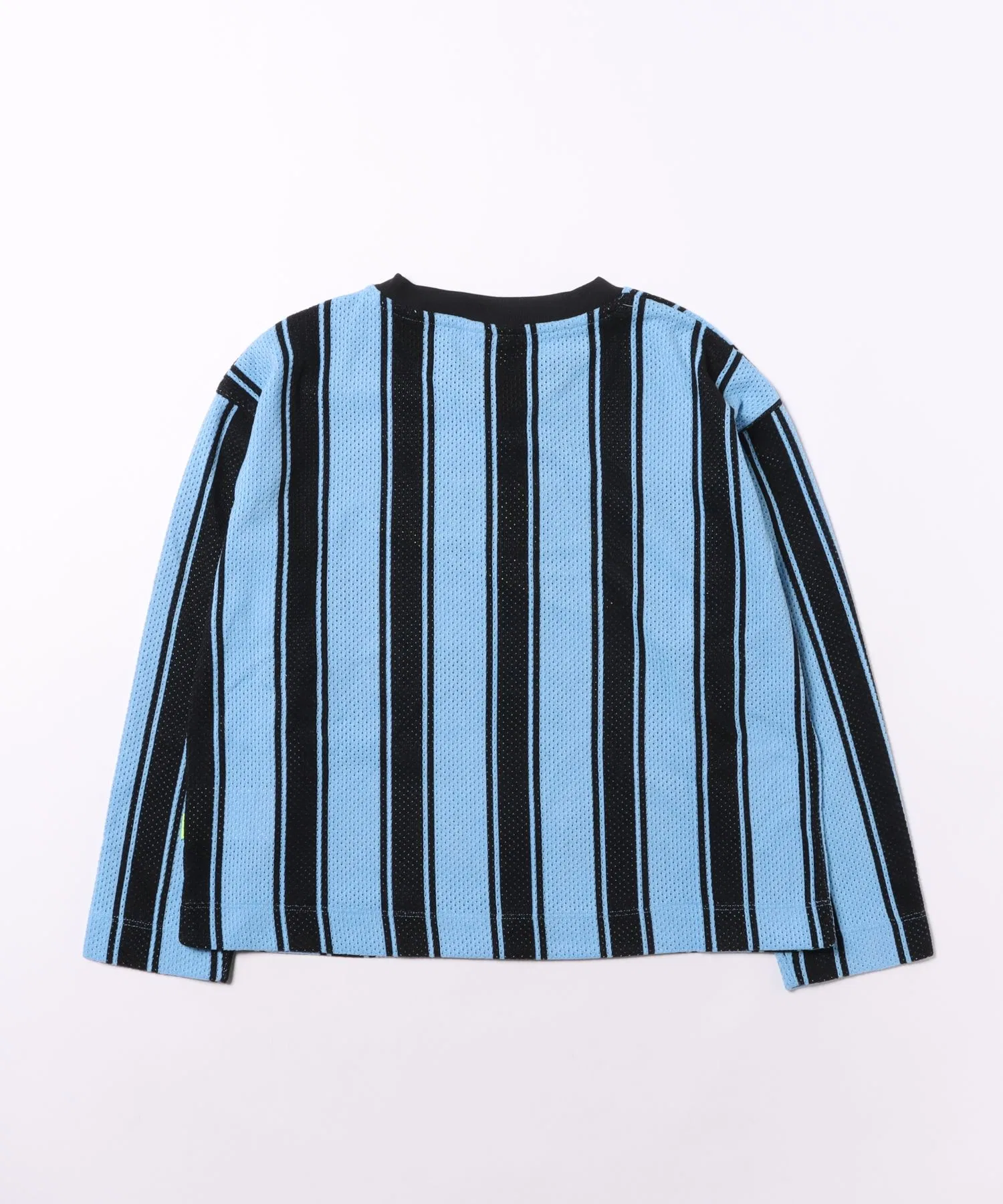 Детская футболка NIKE K NSW MESH JERSEY LS TOP сине-чёрная — фото 2