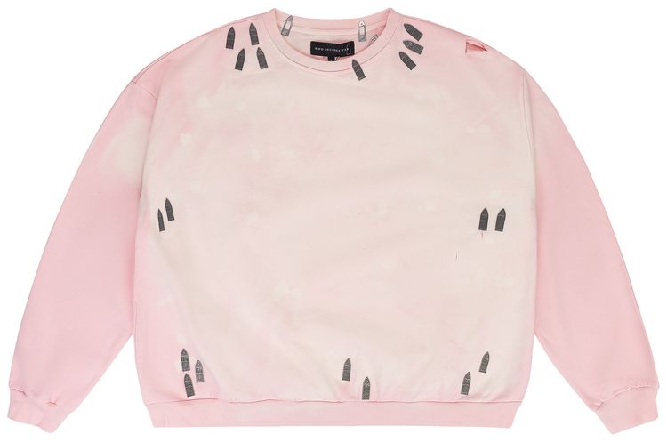 

Свитшот с круглым вырезом Who Decides War Hardware, розовый