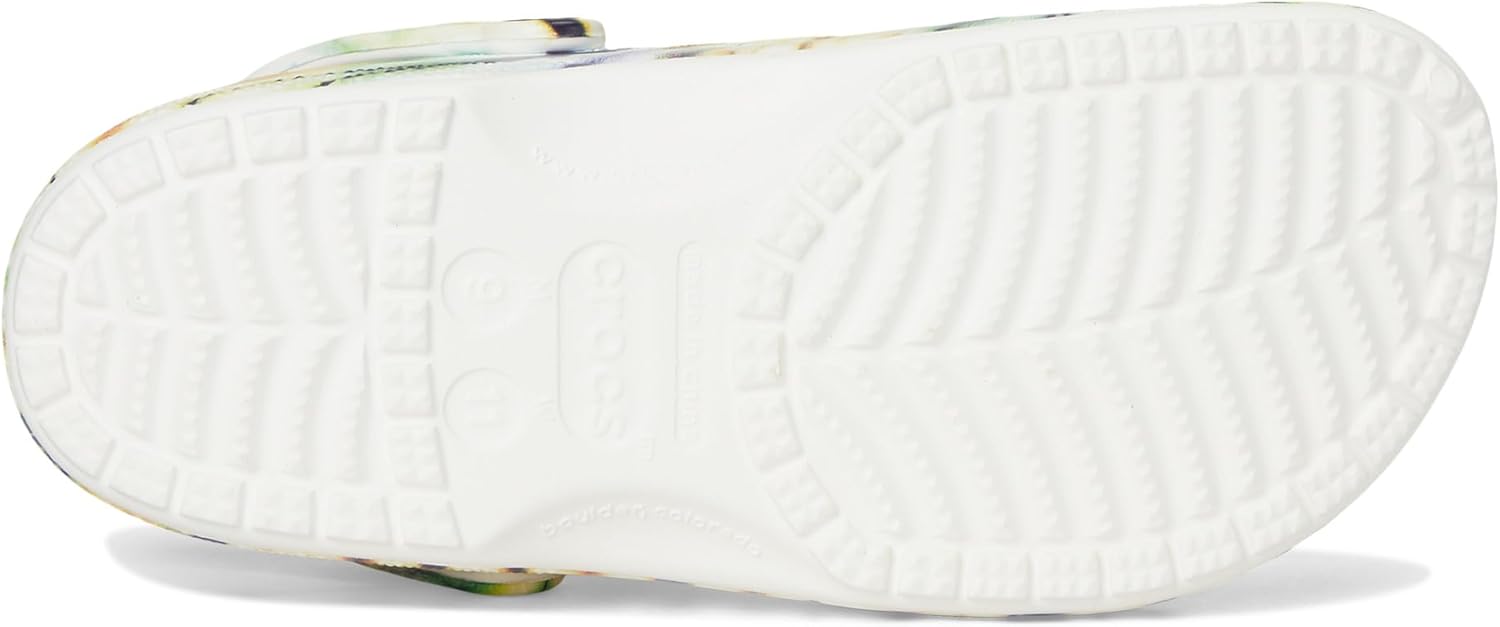 Унисекс сабо Crocs Classic с графическим принтом, зеленый — фото 3