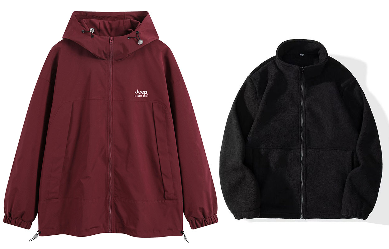 

Jeep Куртка Unisex, Burgundy (with Liner)