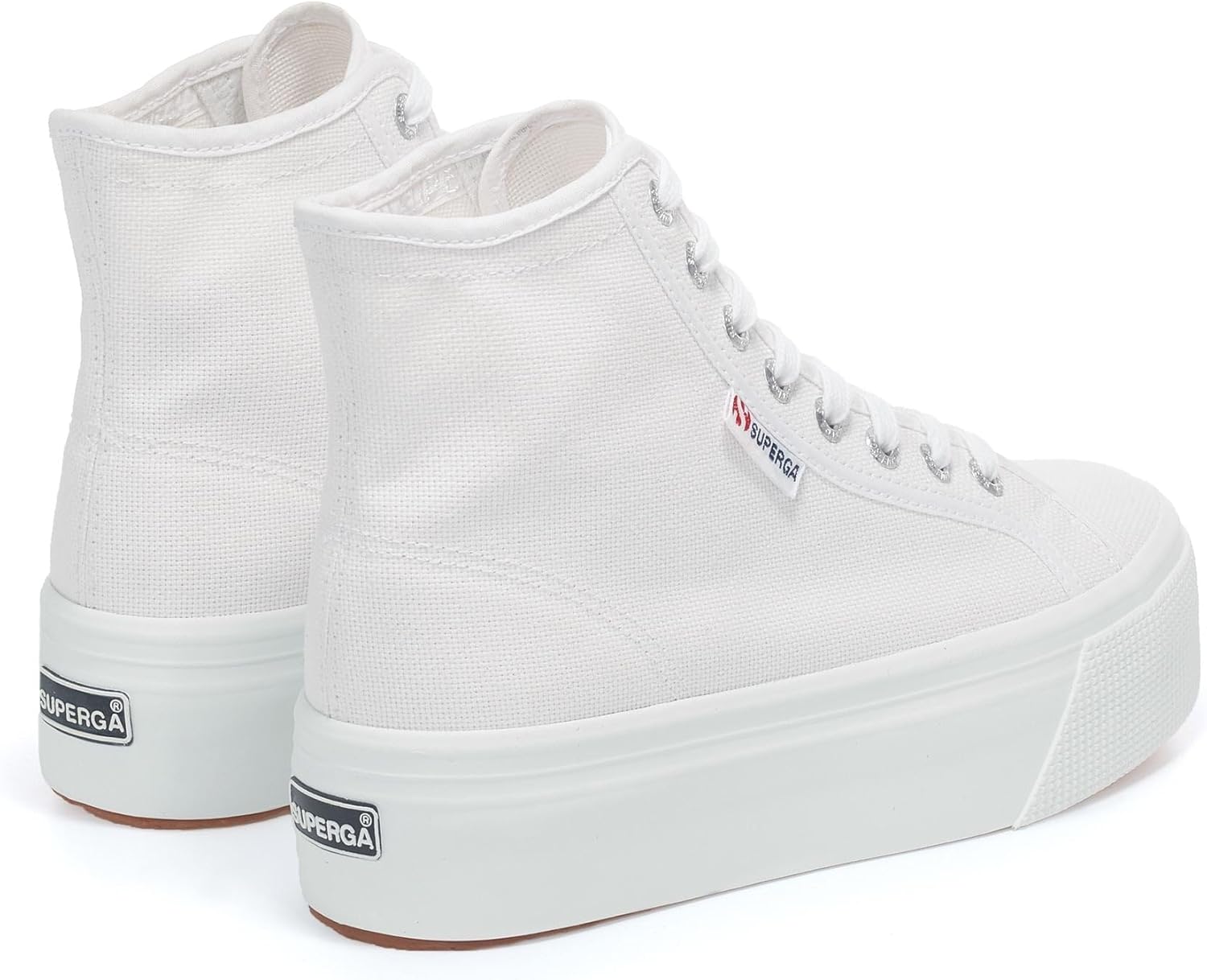 Кроссовки Superga Unisex-Adult 2708 Hi Top, белый — фото 3