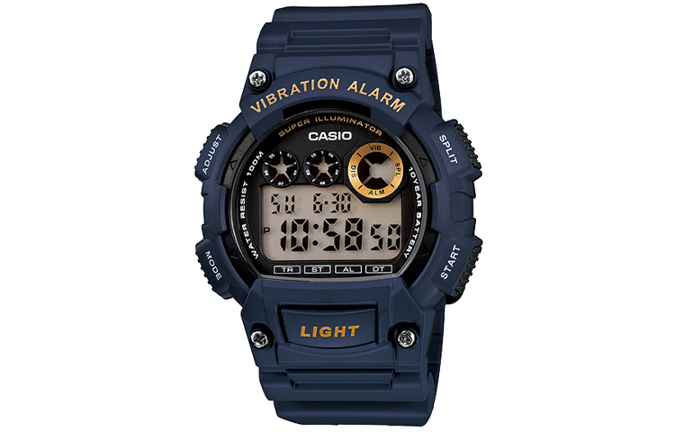 

CASIO Часы YOUTH Digital Series с кварцевым механизмом, ремешком из смолы, мужские часы с черным циферблатом