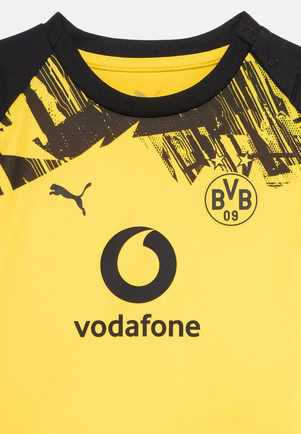 Детские спортивные шорты bvb home babykit унисекс Puma, Faster Yellow/Black — фото 4