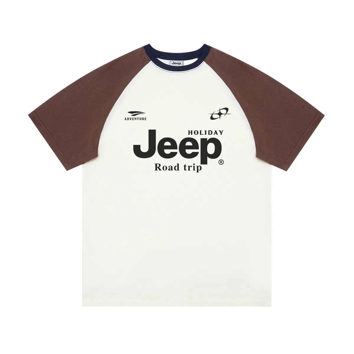 Футболка Grade School с круглым вырезом Jeep, Ecru