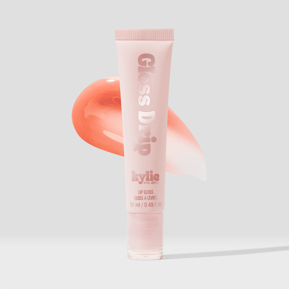 

Блеск для губ Kylie Cosmetics Gloss Drip, sheer peachy coral/stop staring