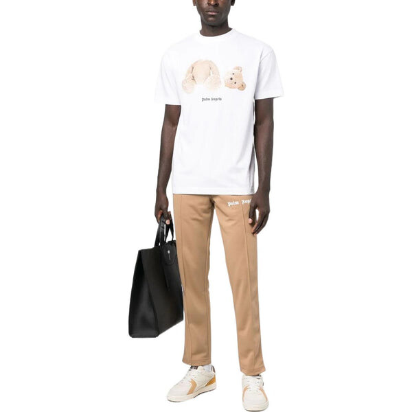 Футболка fw22 kill the bear t-shirt 'white brown' Palm Angels, белый — фото 3