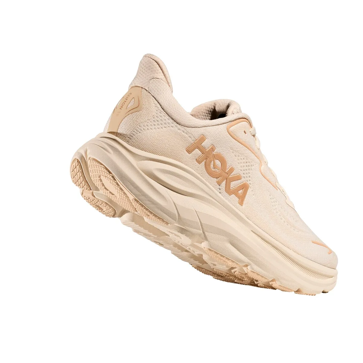 Hoka CLIFTON 10 женские повседневные кроссовки, бежевый — фото 4