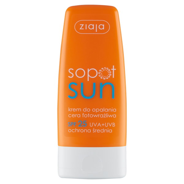 

Крем с spf25 для светочувствительной кожи, 60 мл Ziaja Sopot sun
