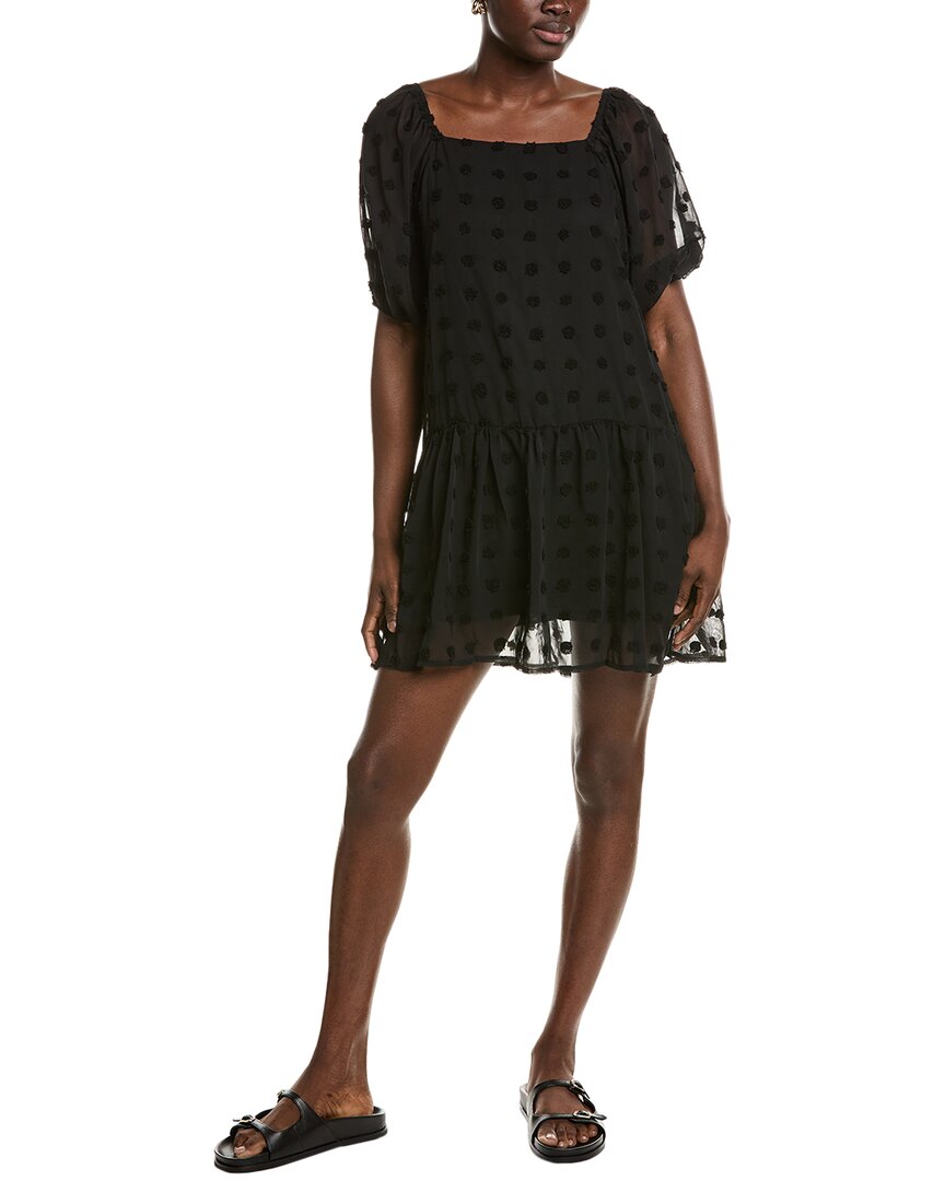 

Айпонелли Платье мини в горошек IPPONELLI, черный