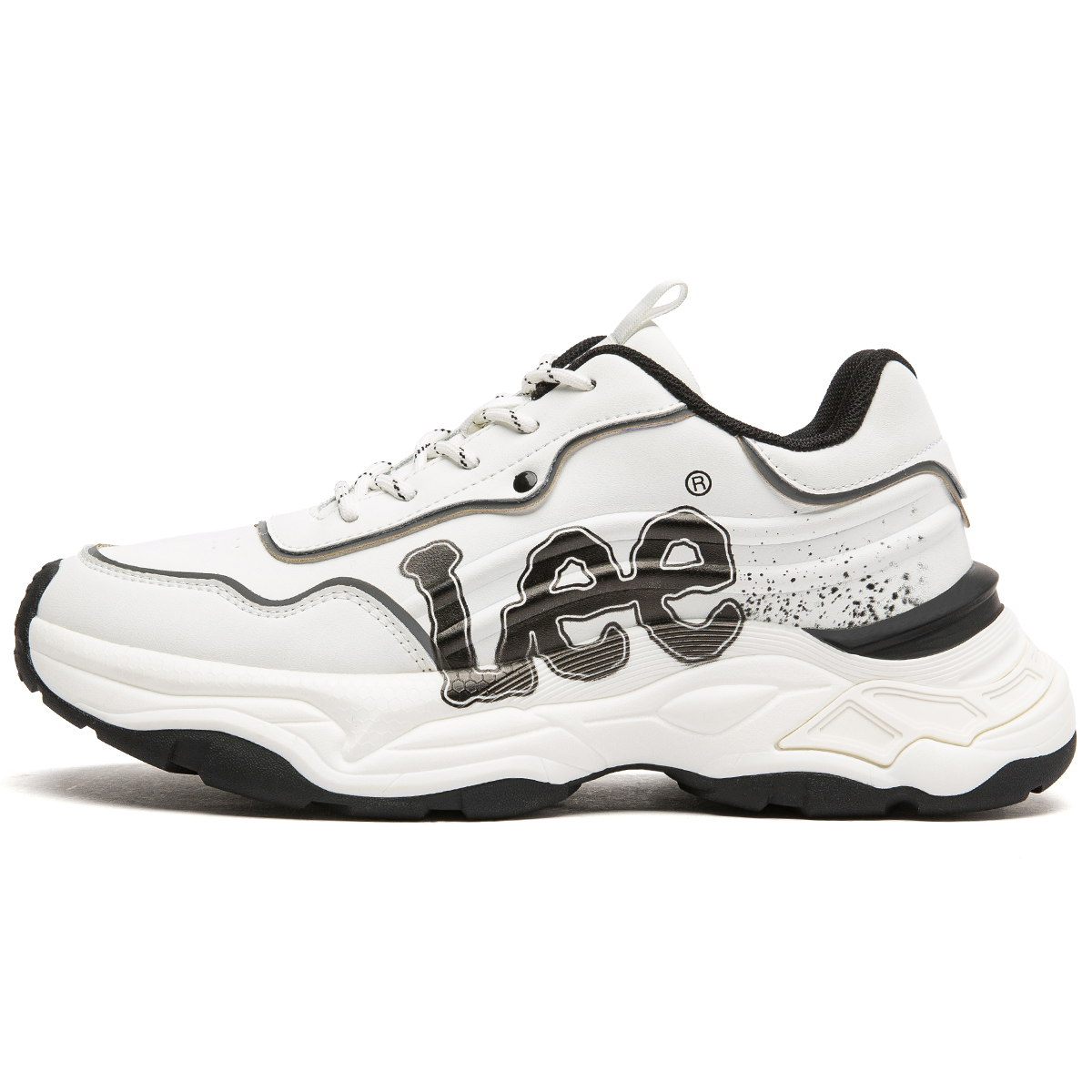 

Низкие массивные кроссовки мужские Lee, White