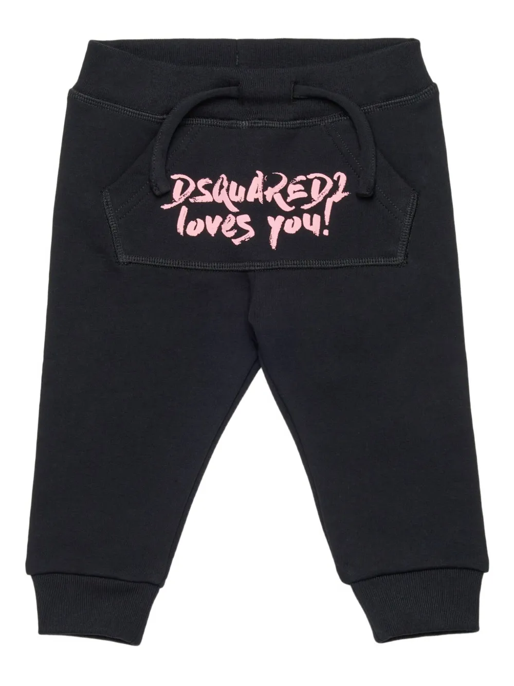 

Спортивные брюки с логотипом DSQUARED2 KIDS, черный
