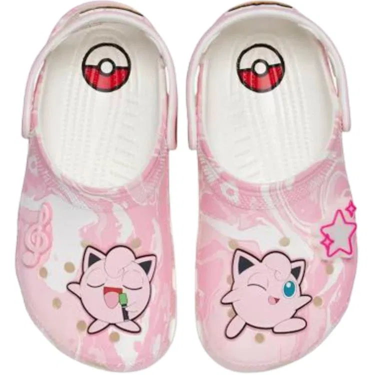 Клоги детские Classic Clog Pokémon Jigglypuff Crocs розовые — фото 4
