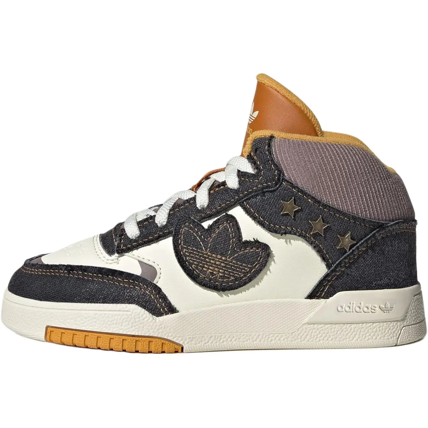 

Adidas Originals Drop Step XL 2.0 Mid top детские скейтбординг кроссовки Ivory