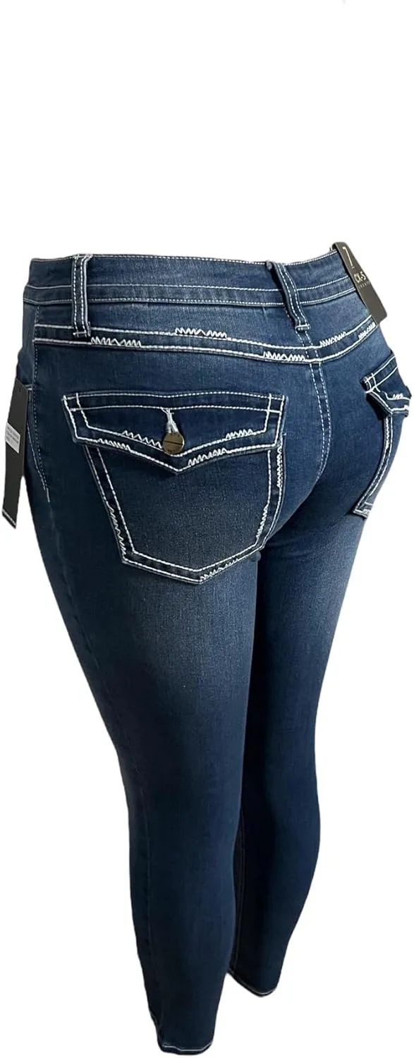 Женские джинсы Mid Rise Skinny, Comfort Fit — фото 3