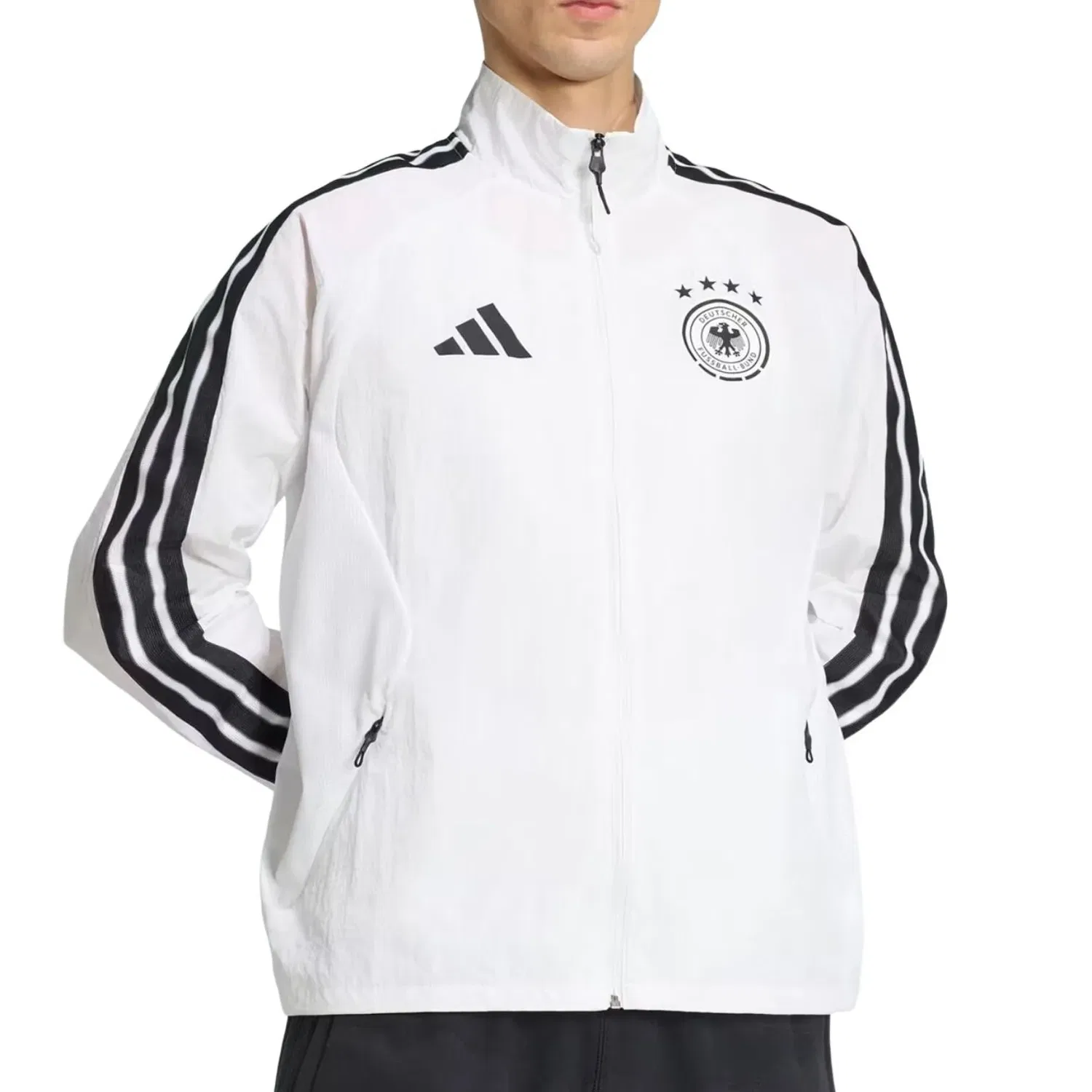 Куртка Adidas Germany 2026 Anthem, цвет «белый» — фото 2