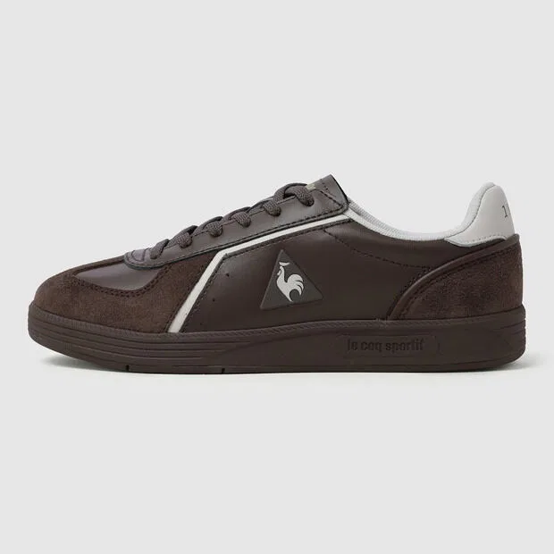Мужские коричневые кожаные кроссовки Liberte Cush от Le Coq Sportif — фото 2