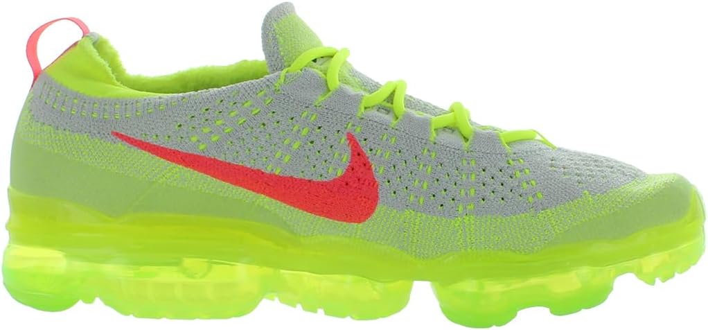 Мужские кроссовки Nike Air Vapormax 2023 Flyknit, серый/изумрудный — фото 3