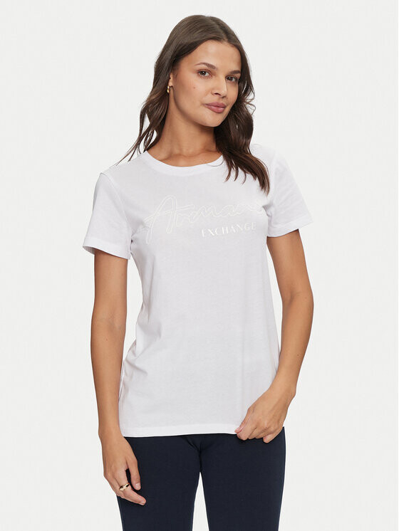 

Футболка стандартного кроя Armani Exchange, белый