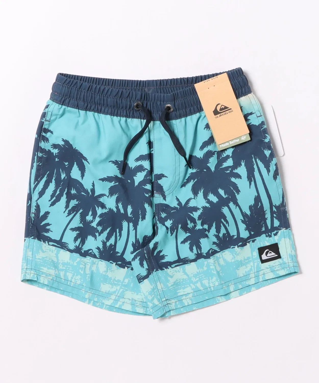 Шорты для плавания Quiksilver Everyday Printed Volley Yth 14 дюймов с внутренними шортами, синие