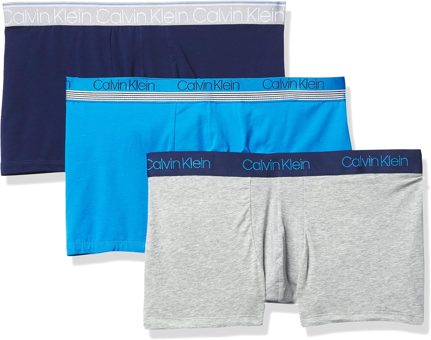 

Мужские чемоданы Calvin Klein, комплект из 3 шт., New Navy, Grey Heather, Deep Sky Blue