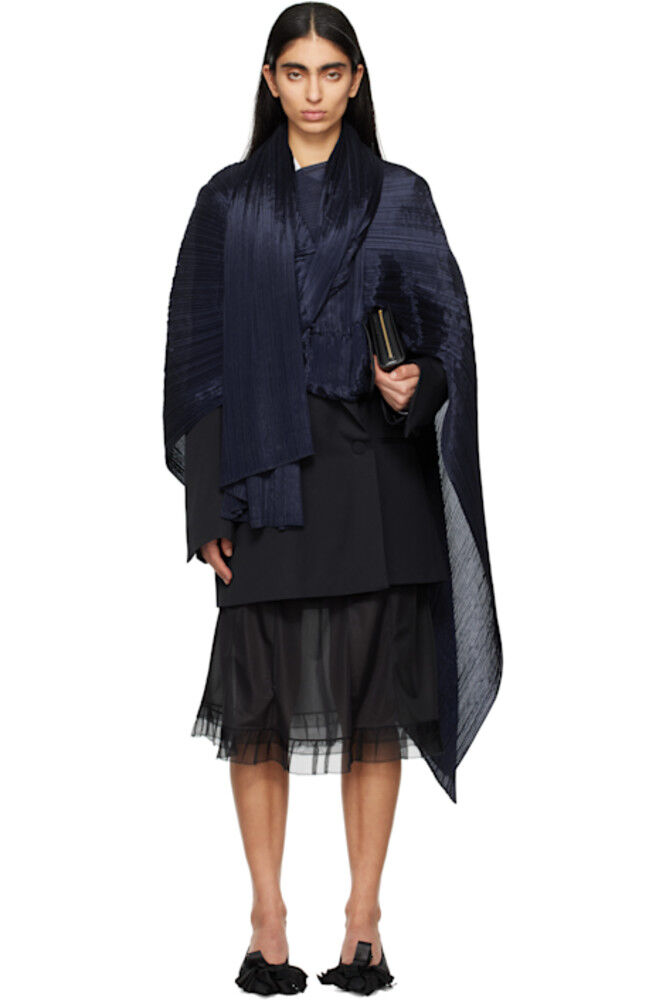 

Navy Madame-T Февраль Палантин PLEATS PLEASE ISSEY MIYAKE