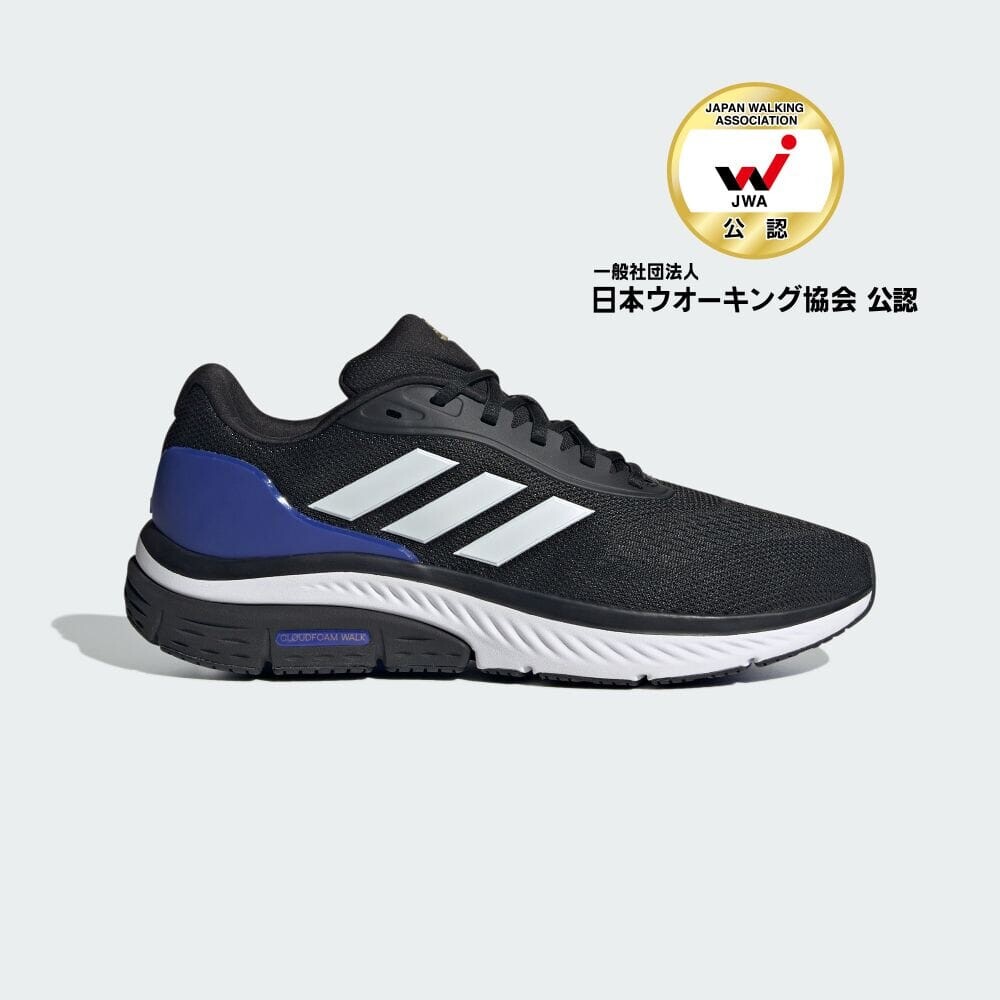 

Кроссовки Adidas CLOUDFOAM WALK, цвет Black/White/Lucid Blue, Белый, Кроссовки Adidas CLOUDFOAM WALK, цвет Black/White/Lucid Blue