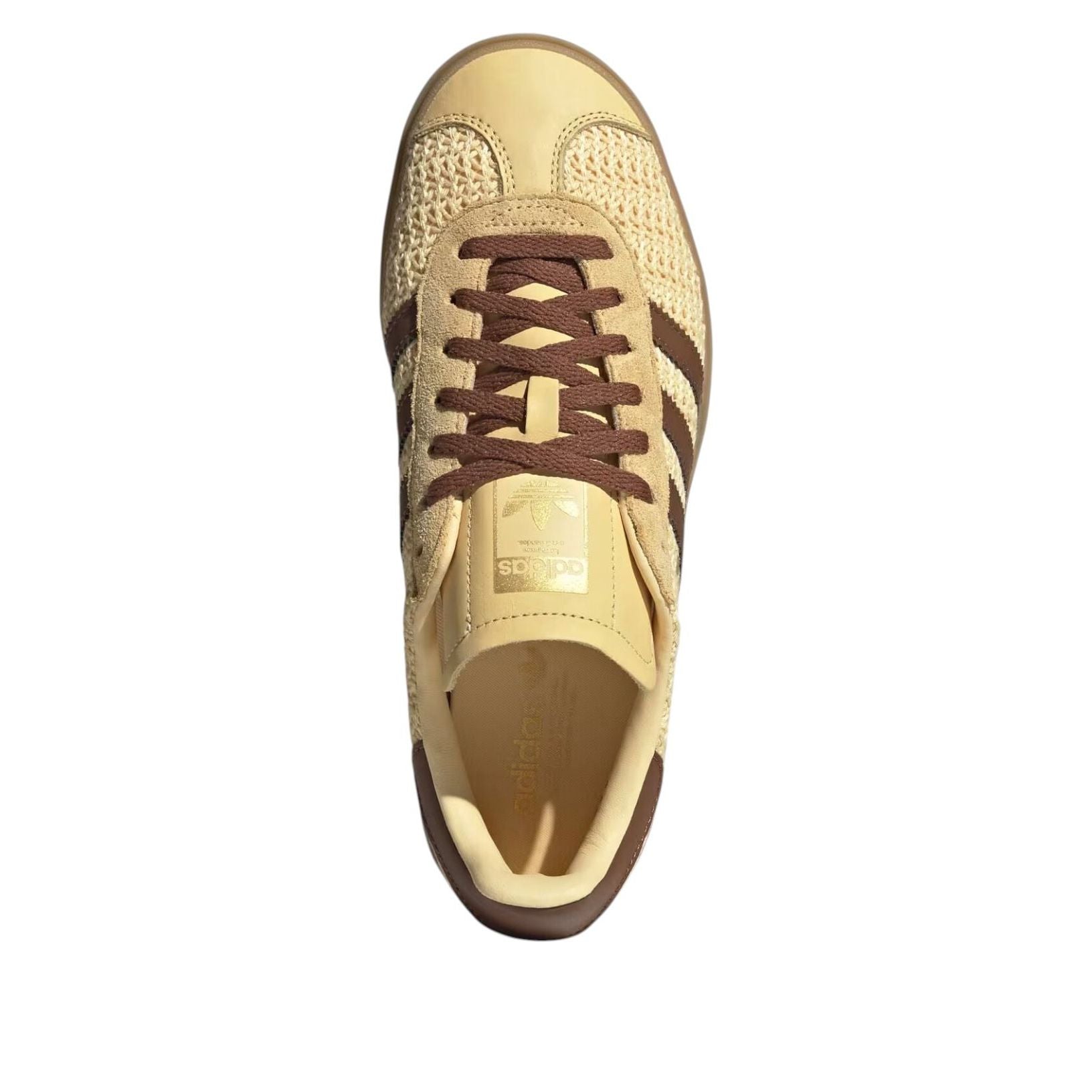 Кроссовки (WMNS) adidas Gazelle Bold 'Orange Tint Preloved Brown' — фото 4