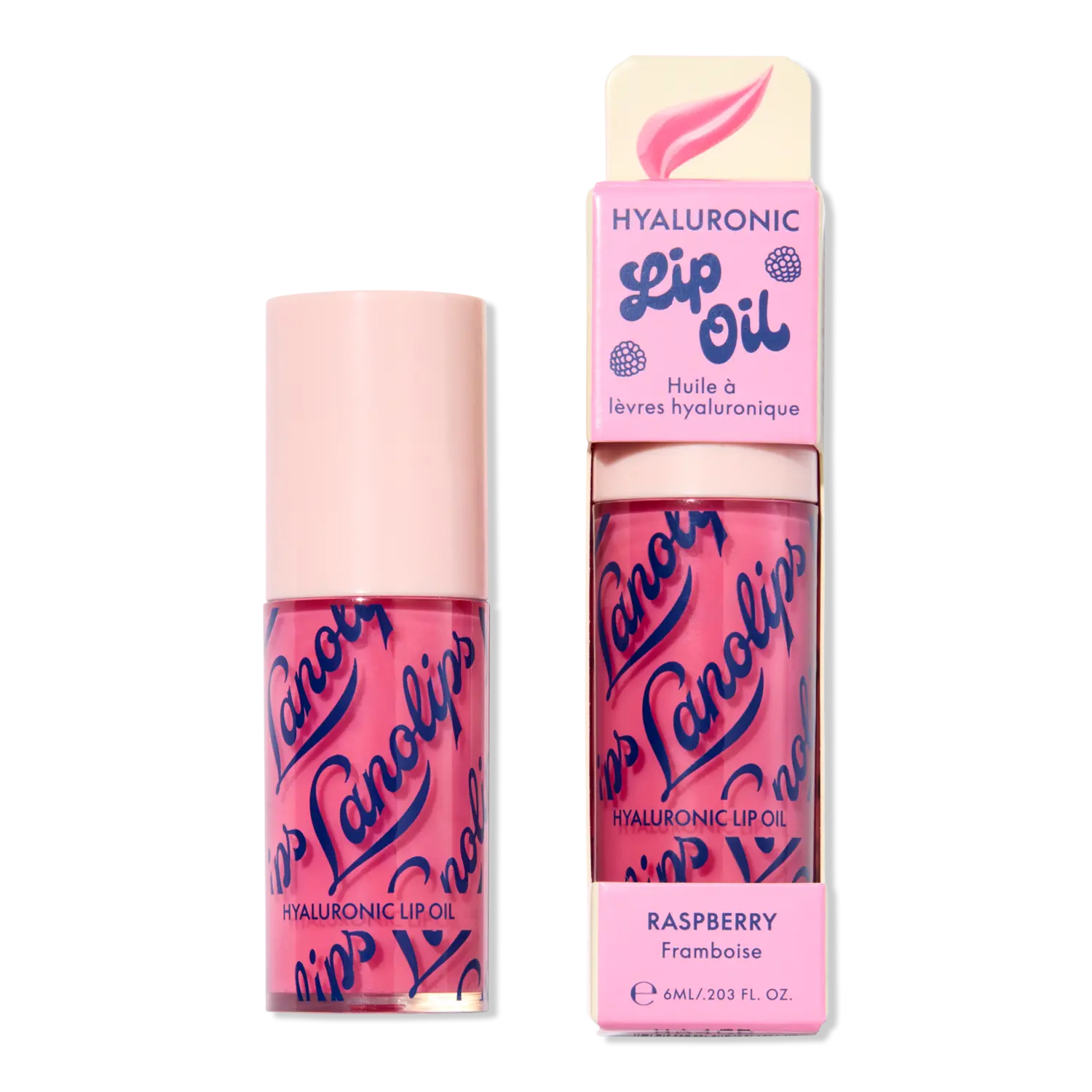 

Масло для губ с гиалуроновой кислотой Lanolips, Raspberry