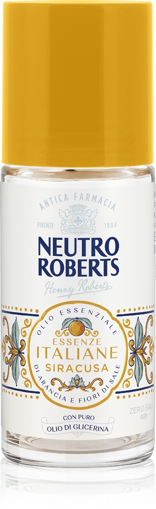 

Итальянский роликовый дезодорант Siracusa 48 часов Neutro Roberts, 50 мл